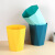 垃圾桶创意简约卧室厨房大开口塑料收纳桶卫生间厕所大号纸篓 大号黄色