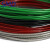 304不锈钢钢丝绳 葡萄架大棚 晾衣绳牵引彩色包胶涂塑细软起重绳 红色包塑3毫米10米送2个卡头
