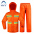阿力牛 ASF288 环卫分体雨衣套装 路政防水雨衣雨裤 橙色(网格款) 165码 