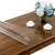 益美得 FH-1181 软玻璃透明PVC桌垫桌布防水防油免洗桌垫水晶板80*80CM 厚1.0MM