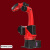 碳钢焊接机器人六轴激光二保弧焊机械手10KG切割电焊机械臂 西瓜红2250四轴臂展2200负载50K
