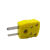 汽车半导体工业自动化科研黄色K型公母接头耐高温小热电偶连接器仪表接插件RMS 插头