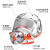 东安（DA）防烟面具夜光盒不锈钢滤罐霍加拉特过滤式自救呼吸器自发光防烟逃生面罩红色硅胶无异味消防认证