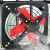 鲁修斯鲁修斯升级款强力排风扇厨房油烟排气扇12寸窗式换气扇墙式 10寸（双网）红铁叶+开关+插头