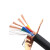 盛美天承 电力电缆 RVVP-300/500V-3*1mm² 铜芯控制线电力电缆 黑色 100米