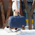 大容量旅行袋手提旅行包可装衣服的包包行李包女防水旅游包男 大红可套拉杆 大