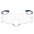 霍尼韦尔（Honeywell）护目镜 S300A-300110 灰蓝镜框透明镜片  防雾眼镜 男女防护眼罩
