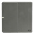 FSL 二开双控【灰色】 i3大板系列开关面板86型墙壁暗装定制