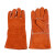 威特仕 10-0100锈橙色焊工手套 防火阻燃电焊斜拇指款定做手套  XL#