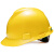 驭舵梅思安豪华型安全帽工地施工领导建筑工程头盔透气男 黄色 标准型ABS超爱戴