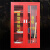 腾驰 消防柜 安全器材箱微型消防站消防器材工具全套放置柜灭火箱1.6*1.2*0.4m 消防柜单套餐