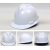 汇特益 安全帽 V型 ABS 白色 单位顶