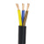 YANGFAN 电线电缆 铜芯橡胶软电线户外耐磨电源线 2*1平方 100米