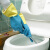 侧至柒航景洗碗手套打扫清洁洗菜防水防滑厨房卫生间耐用洗衣男女冬 蓝黄色 两双 M