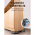 适用于搬家搬重物搬运省力抬家具床万向滑轮移动利器 时尚橡胶款【承重600斤+木地板