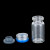 希万辉 西林瓶实验室采样分装透明玻璃瓶管制玻璃小药瓶注射剂瓶 30ml+胶塞+铝塑盖100个装