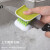 谋福 U型洗刀刷 厨房餐具菜刀勺子专用双面清洁刷子 绿色洗刀刷（2个装）