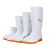 厂白色雨靴防滑大码工作雨鞋卫生靴防油加绒加棉保暖水鞋 507高筒白色 标准码 36
