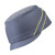 代尔塔 DELTAPLUS 102130透气型防撞安全帽3cm 防砸防撞透气PE减震帽壳 1顶 灰色