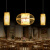 鸿松新中式吊灯禅意茶室餐厅艺术吧台创意中国风装饰灯日式餐 A款16cm
