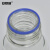 安赛瑞 蓝盖丝口试剂瓶（2个装）实验室螺口密封瓶螺纹带刻度丝口玻璃瓶大口瓶 白色透明 250ml 600637