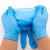 海斯迪克 HKCL-365 一次性丁腈手套 实验室防护 工业清洁防水油加厚丁晴手套 蓝色L码(100只装) 