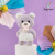 莉娜熊（TeddyTales）Kids系列七色花熊 毛绒玩具玩偶娃娃安抚陪睡 生日礼物女孩儿童 南庭紫（浪漫） 25cm