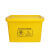 医疗废物转运箱黄色加厚大号诊所垃圾整理箱80废物周转箱40升100L 40L黄色医疗周转箱