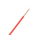 金龙羽 国标铜芯电线 单芯多股软线电缆 BVR*0.75平方电线 100米/卷 红色