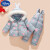 迪士尼（Disney）冬季宝宝套装女童婴幼儿羽绒服两件套1-2-3岁外套背带裤加厚新款 红色 80cm