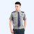 久臻 613  新式物业保安服短袖衬衣夏季制服夏套装 灰色短袖衬衣（送配件） 170