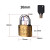 定制适用铜挂锁子母锁铜锁挂锁防盗锁老式挂锁管理锁电力表箱 电力30mm