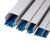 PVC线槽方形线槽线盒PVC穿线槽电缆电线明装线槽 60*40 一米价
