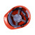 曼德锐安全帽工地男国标abs加厚透气夏施工玻璃钢头盔领导工程定制印字 豪华五筋款（红色）（按钮）