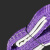 稳斯坦 WST826 搬运吊装捆绑带拖车救援绳 扁平紫色1吨4米 起重涤纶扣型吊车行吊带