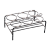 耐高温6孔坩埚架 化学实验室金属坩埚架子挥发份坩埚架 6孔灰皿架 镍坩埚架 罗加坩埚架 30ml/6孔