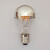 爱迪生灯丝LED无影灯泡半电镀银色金镜面反射装饰有可调光中性光 A60-4W中性光(E27) 其它 其它