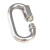 海斯迪克 HKCL-234 304不锈钢快速接环 钢丝绳配件 锁扣攀岩登山保险扣链条扣梅陇锁连接环 M8(承重691kg)