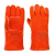 威特仕焊接手套10-2101焊工电焊隔热防烫手套火焰红牛皮