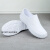 美EVA泡沫雨靴夏季防水高筒男女鞋防水水靴厨房防滑耐油靴 白色低帮 货号990 37