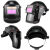 佳朗电焊防护面罩自动变光头戴式全脸轻便氩弧焊工眼镜焊帽子 黑FC-1自动变光面罩小屏