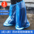 一次性雨鞋鞋套下雨天防水防滑透明脚套室外塑料加厚耐磨防雨神器 2只蓝色中筒加厚耐磨/弹力束口/ 均码