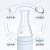 玻璃锥形瓶带刻度三角烧瓶小口大口广口 锥形瓶50ml小口/直口 10个/盒