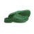 品之德 手术鞋实验室洞洞鞋轻便防滑工作拖鞋 包头护趾透气防臭 绿色 37-38 