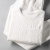 袋鼠 夏季薄款褶皱透气冰丝休闲运动套装男士圆领短袖T恤时尚两件套男 白色 M