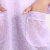 棉尾兔韩版夏季清围裙厨房做饭长袖围裙罩衣女反穿衣防水防油污 紫色