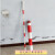 拉线保护套电力通讯黑黄PVC保护套管防撞红白反光警示管博文 粗管直径75毫米 细管25毫米非标