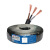金杯电缆 电线电缆 RVV-3*6 铜芯护套软线 100米/卷 黑色