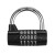 iGear 密码锁 防盗挂锁 健身房柜门锁 防盗防水窗锁 大号5位工具箱锁