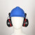 斑旭婉挂安全帽耳罩隔音降噪防噪音消音工厂工业护耳器插挂式安全帽专用 隔音耳罩塑料支架(卡扣式)